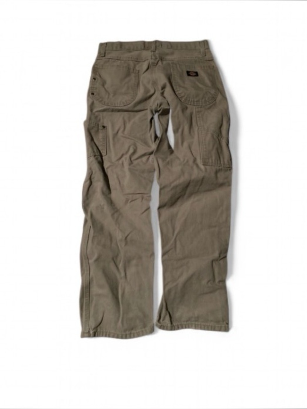 Dickies relaxed fit cream carpenter trousers